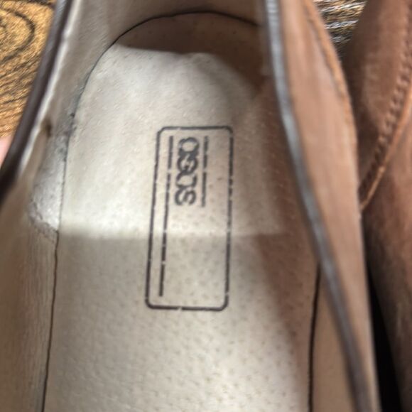  Brown Leather Tassel loafers size 11‎